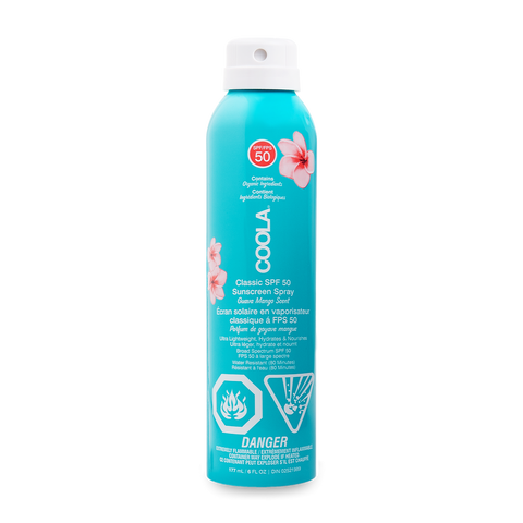 COOLA Classic Body SPF 50 Guava Mango Sunscreen Spray 6oz