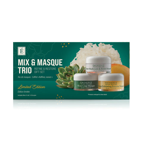 Eminence Organics Mix & Masque Trio: Refine & Restore Gift Set