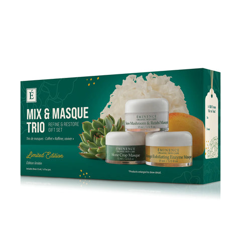 Eminence Organics Mix & Masque Trio: Refine & Restore Gift Set