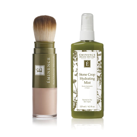 Eminence Organics Sun Defense Minerals Fair + Stone Crop Hydrating Mist Bundle