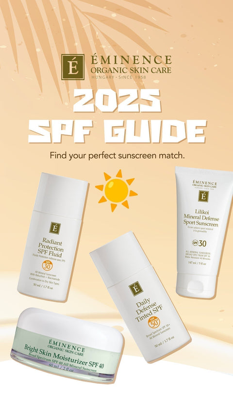 Eminence Sunscreen SPF Guide 2025