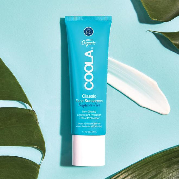 COOLA Classic Face SPF 50 Fragrance Free Lotion 