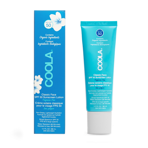 COOLA Classic Face SPF 50 Fragrance Free Lotion