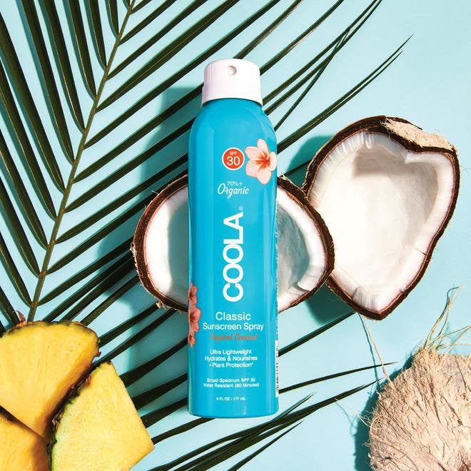 COOLA Classic Body SPF 30 Tropical Coconut Sunscreen Spray