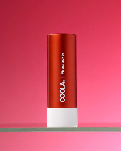 COOLA Liplux Tinted Lip Balm Zinc Oxide Sunscreen - Firecracker
