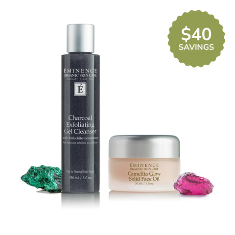Eminence Organics Gemstone Cleanse + Glow  Bundle