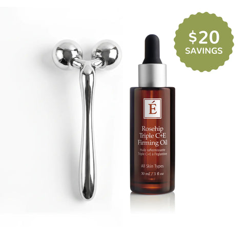 Eminence Organics Natural Facelift 3D Face Roller Bundle