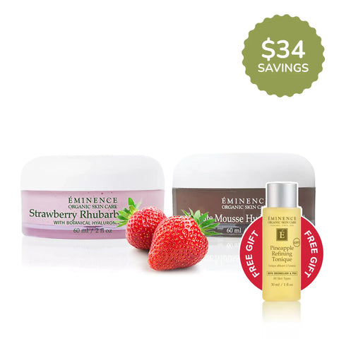 Eminence Organics Strawberry & Chocolate Refresh Masque Bundle