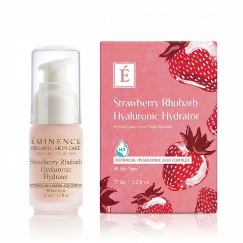 Hydratant hyaluronique fraise rhubarbe Eminence Organics