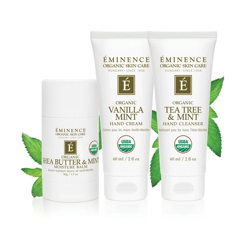 Nettoyant pour les mains à l'arbre à thé et à la menthe poivrée Eminence Organics USDA