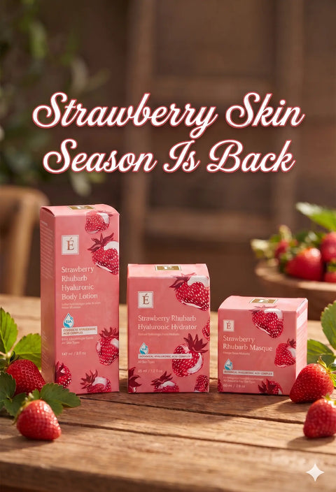 Collection Hyaluronique Fraise Rhubarbe Eminence Organics